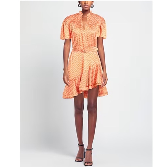 Sandro Abricot Short Dress. - Picture 1 of 10